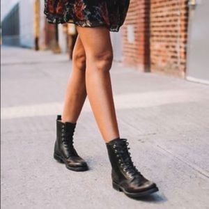 Frye Veronica Combat Boots 8.5